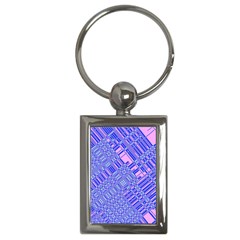 Root Humanity Barcode Purple Pink And Galuboi Key Chain (rectangle) by WetdryvacsLair