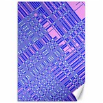 Root Humanity Barcode Purple Pink and Galuboi Canvas 20  x 30  19.62 x28.9  Canvas - 1