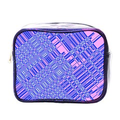 Root Humanity Barcode Purple Pink And Galuboi Mini Toiletries Bag (one Side) by WetdryvacsLair