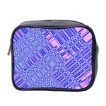 Root Humanity Barcode Purple Pink and Galuboi Mini Toiletries Bag (Two Sides) Front