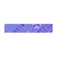 Root Humanity Barcode Purple Pink And Galuboi Flano Scarf (mini) by WetdryvacsLair