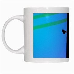 Vaporwave Wires And Transformer White Mugs