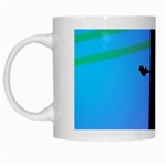 Vaporwave Wires And Transformer White Mugs Left