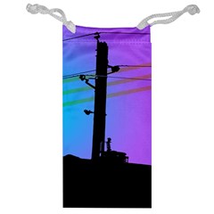 Vaporwave Wires And Transformer Jewelry Bag