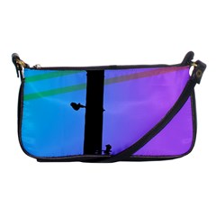 Vaporwave Wires And Transformer Shoulder Clutch Bag