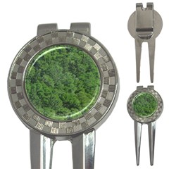 Leafy Forest Landscape Photo 3-in-1 Golf Divots by dflcprintsclothing