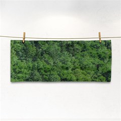 Leafy Forest Landscape Photo Hand Towel by dflcprintsclothing