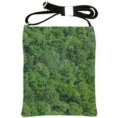 Leafy Forest Landscape Photo Shoulder Sling Bag by dflcprintsclothing