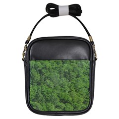 Leafy Forest Landscape Photo Girls Sling Bag by dflcprintsclothing