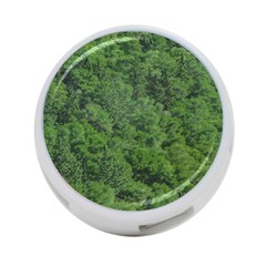 Leafy Forest Landscape Photo 4-port Usb Hub (one Side)