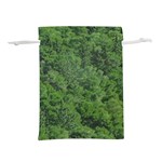 Leafy Forest Landscape Photo Lightweight Drawstring Pouch (M) Front