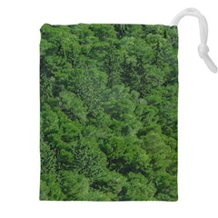 Leafy Forest Landscape Photo Drawstring Pouch (5xl) by dflcprintsclothing