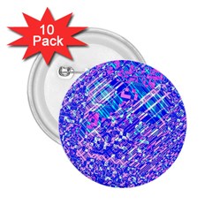 Root Humanity Bar And Qr Code Combo In Purple And Blue 2 25  Buttons (10 Pack)  by WetdryvacsLair