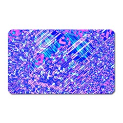 Root Humanity Bar And Qr Code Combo In Purple And Blue Magnet (rectangular) by WetdryvacsLair