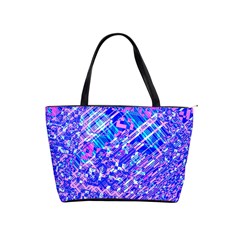 Root Humanity Bar And Qr Code Combo In Purple And Blue Classic Shoulder Handbag by WetdryvacsLair