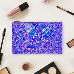 Root Humanity Bar And Qr Code Combo In Purple And Blue Cosmetic Bag (medium) by WetdryvacsLair