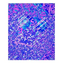 Root Humanity Bar And Qr Code Combo In Purple And Blue Shower Curtain 60  X 72  (medium)  by WetdryvacsLair