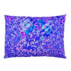 Root Humanity Bar And Qr Code Combo In Purple And Blue Pillow Case (two Sides) by WetdryvacsLair