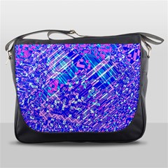 Root Humanity Bar And Qr Code Combo In Purple And Blue Messenger Bag by WetdryvacsLair