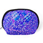 Root Humanity Bar And Qr Code Combo in Purple and Blue Accessory Pouch (Medium) Back