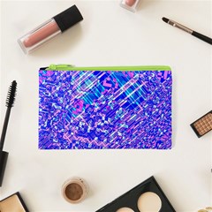 Root Humanity Bar And Qr Code Combo In Purple And Blue Cosmetic Bag (xs) by WetdryvacsLair