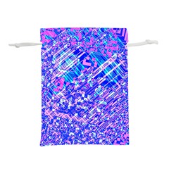 Root Humanity Bar And Qr Code Combo In Purple And Blue Lightweight Drawstring Pouch (m) by WetdryvacsLair