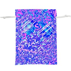 Root Humanity Bar And Qr Code Combo In Purple And Blue  Lightweight Drawstring Pouch (xl) by WetdryvacsLair