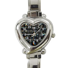 Power Up Heart Italian Charm Watch by MRNStudios