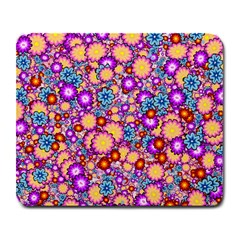 Flower Bomb1 Large Mousepads by PatternFactory