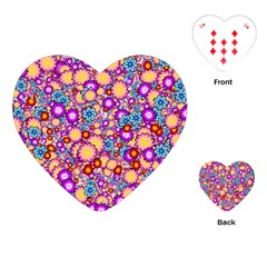 Flower Bomb1 Playing Cards Single Design (heart)