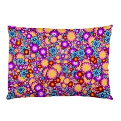 Flower Bomb1 Pillow Case by PatternFactory