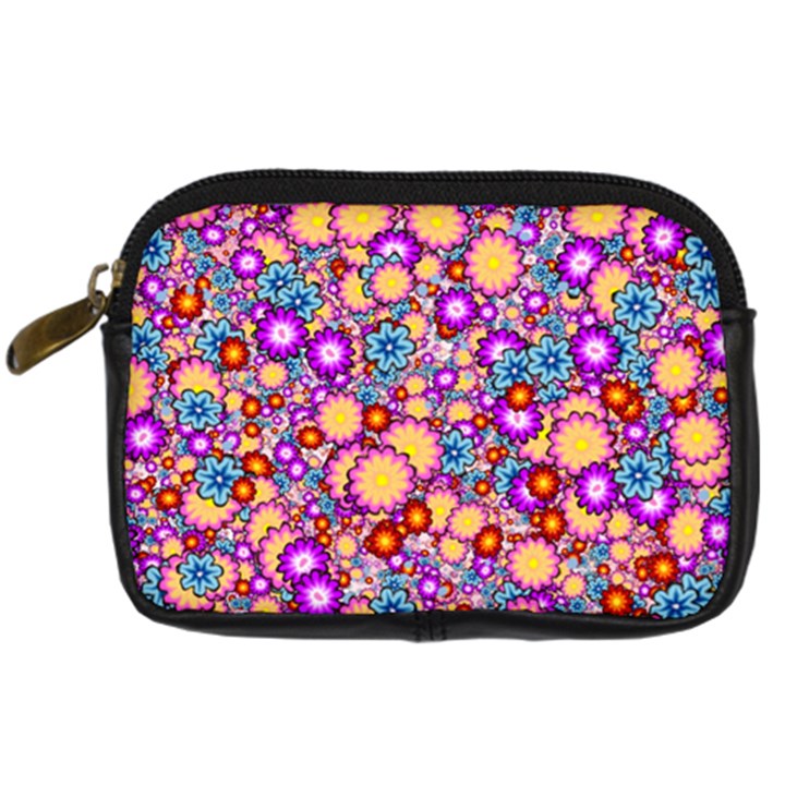 Flower Bomb1 Digital Camera Leather Case