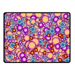 Flower Bomb1 Fleece Blanket (Small) 50 x40  Blanket Front