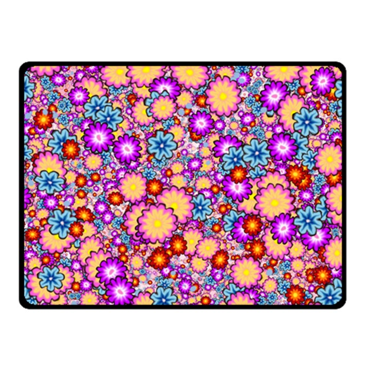 Flower Bomb1 Fleece Blanket (Small)