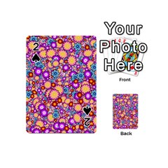 Flower Bomb1 Playing Cards 54 Designs (mini) by PatternFactory