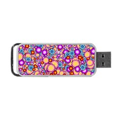 Flower Bomb1 Portable Usb Flash (one Side)