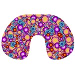 Flower Bomb1 Travel Neck Pillow Front