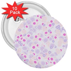 Flower Bomb 5 3  Buttons (10 Pack) 