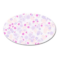 Flower Bomb 5 Oval Magnet