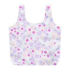 Flower Bomb 5 Full Print Recycle Bag (l)