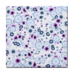 Flower Bomb 4 Tile Coaster by PatternFactory