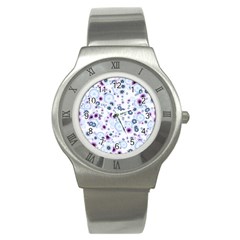 Flower Bomb 4 Stainless Steel Watch by PatternFactory