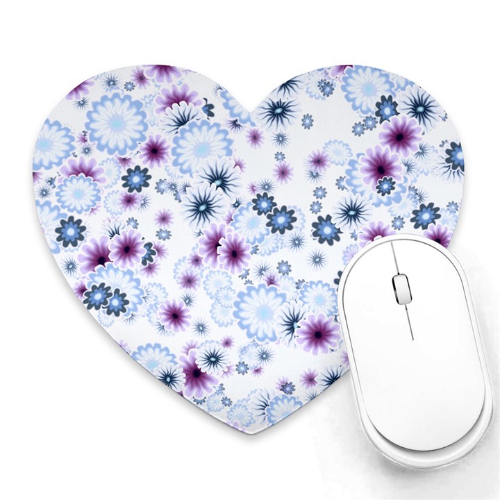 Flower Bomb 4 Heart Mousepads