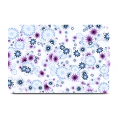 Flower Bomb 4 Plate Mats by PatternFactory