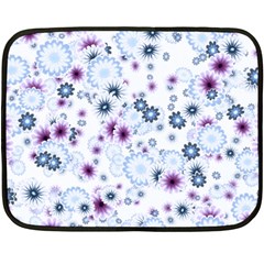 Flower Bomb 4 Double Sided Fleece Blanket (mini)  by PatternFactory