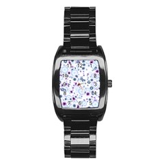 Flower Bomb 4 Stainless Steel Barrel Watch by PatternFactory