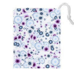 Flower Bomb 4 Drawstring Pouch (4xl) by PatternFactory