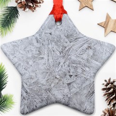 White Frost Ornament (star) by SomethingForEveryone