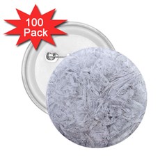 White Frost 2 25  Buttons (100 Pack)  by SomethingForEveryone