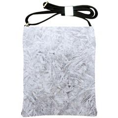 White Frost Shoulder Sling Bag by SomethingForEveryone